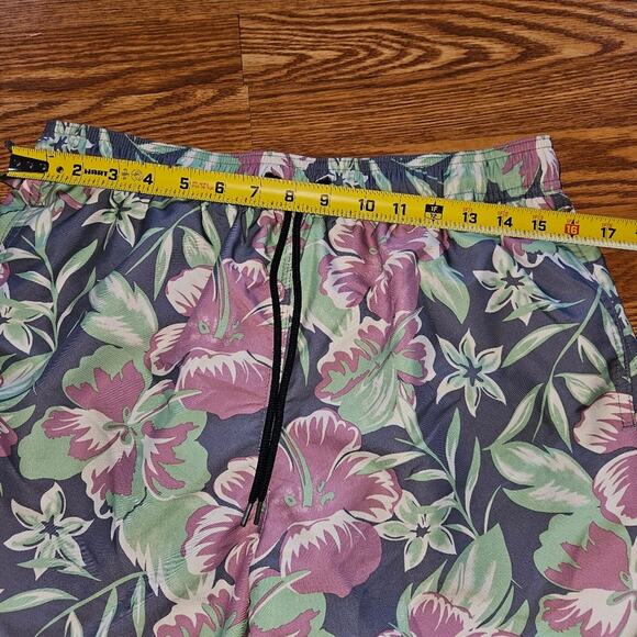 Brooks Brother Floral Print Swim Trunks Mens Size Medium - Picture 3 of 7